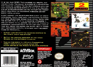 MechWarrior 3050 (USA) box cover back